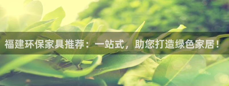 杏宇平台怎么样?：福建环保家具推荐：一站式，助您打造绿色家居