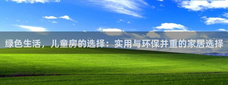 杏宇平台登录方式：绿色生活，儿童房的选择：实用与环保并重的家